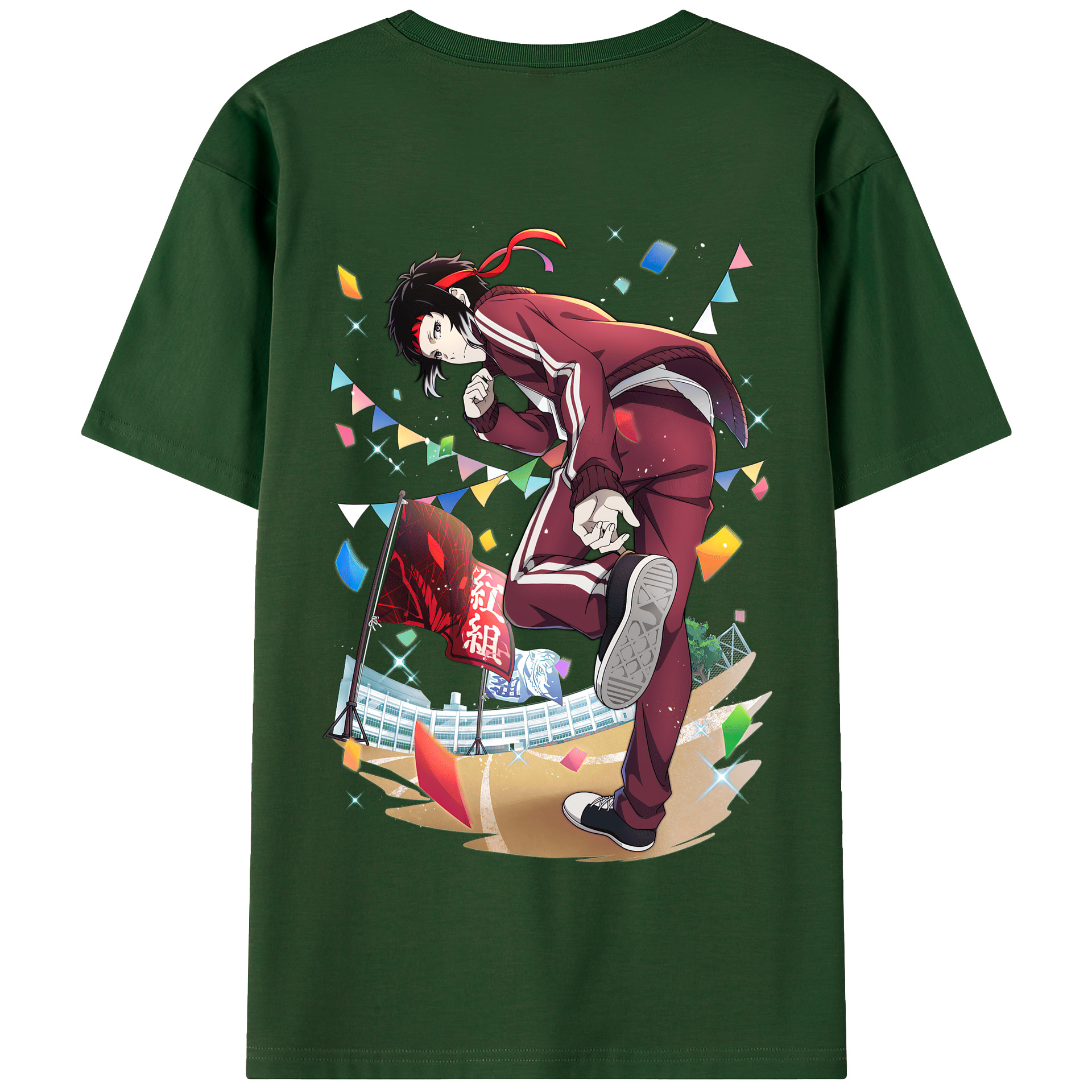 （画像用） 文豪ストレイドッグス Bungo Stray Dogs 綿100％半袖Tシャツ（背面プリント）